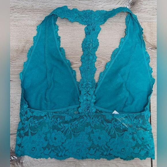 NWOT FREE PEOPLE Purple Heartbreaker Bralette Size M - Picture 3 of 5